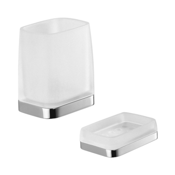 Набор Стакан Colombo Design Time W4202.000 + Мыльница W4201.000