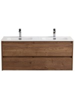 Мебель для ванной комнаты BelBagno Kraft 120 для двоих, rovere tabacco