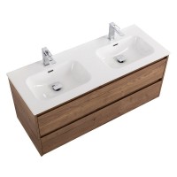 Мебель для ванной комнаты BelBagno Kraft 120 для двоих, rovere tabacco