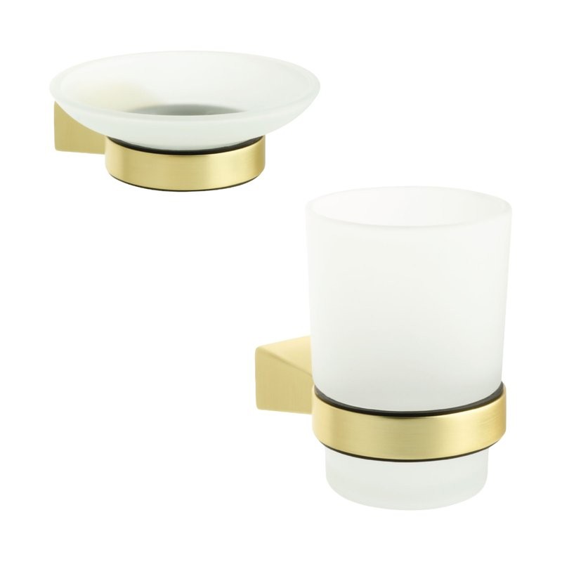 Набор Стакан Fixsen Trend Gold 99006 + Мыльница 99008