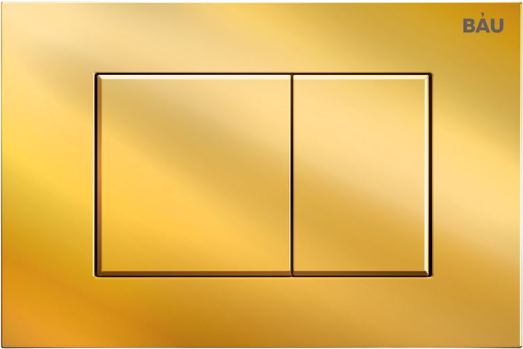 Комплект Унитаз подвесной Bauedge Bau Dream безободковый, с микролифтом + Инсталляция Bau Pro + Кнопка Stil, золото