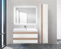 Шкаф пенал для ванной BelBagno Aurora 30 R bianco opaco (ручки на выбор)