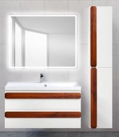 Шкаф пенал для ванной BelBagno Aurora 30 R bianco opaco (ручки на выбор)