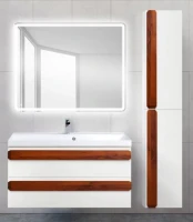 Шкаф пенал для ванной BelBagno Aurora 30 R bianco opaco (ручки на выбор)