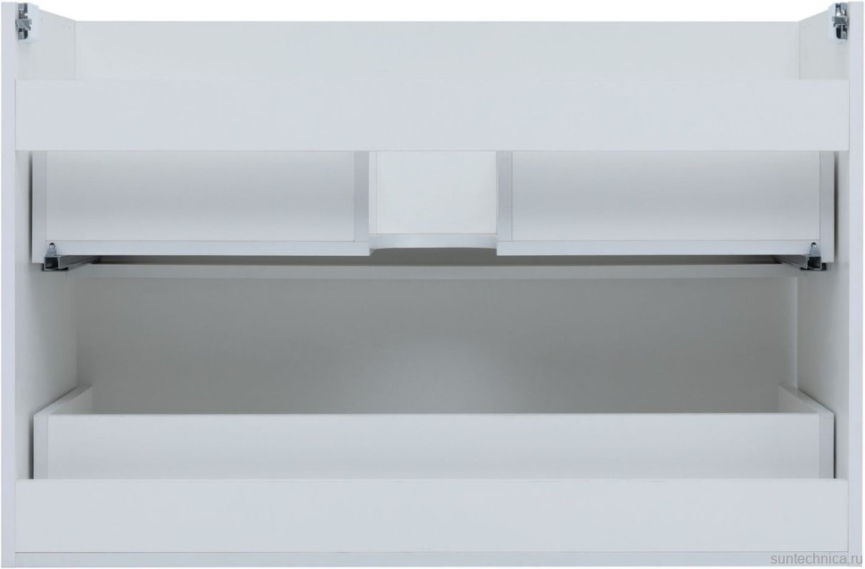 Мебель для ванной комнаты Aquanet Арт 100 подвесная, белая матовая