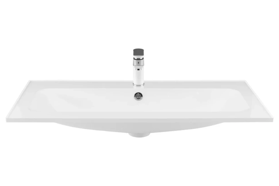 Мебель для ванной комнаты Aquanet Арт 100 подвесная, белая матовая