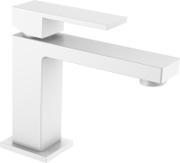 Смеситель для раковины Boheme Qubic 471-MW matt white
