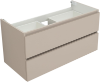 Тумба под раковину без столешницы Aquanet Вега 2.0 100 подвесная, бежевая матовая