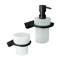 Набор Стакан Wasserkraft Glan K-5128 + Дозатор K-5199 Набор Стакан Wasserkraft Glan K-5128 + Дозатор K-5199