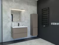 Тумба под раковину без столешницы Caprigo Forte 80 подвесная, айрон