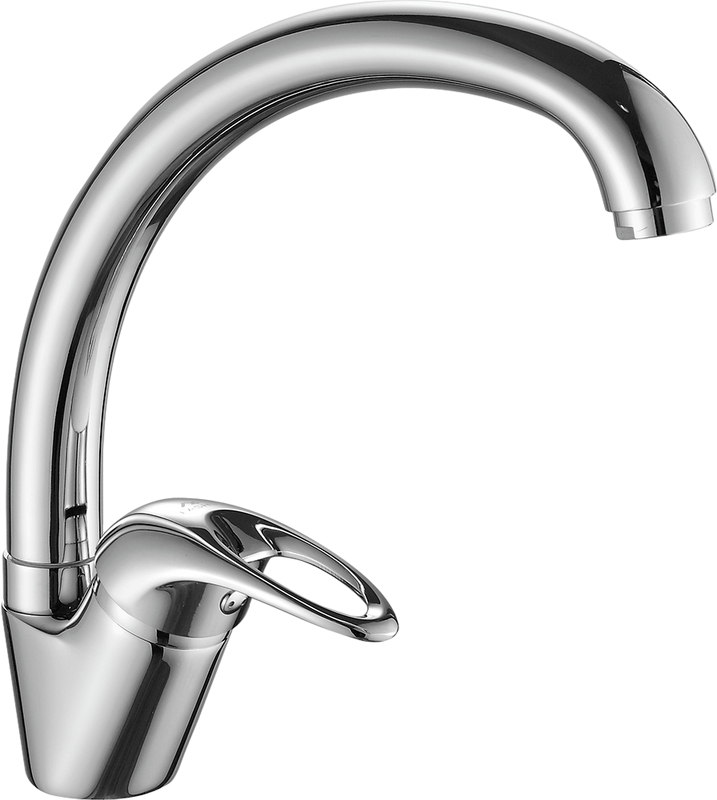 Смеситель для кухни Fashun A4103 хром