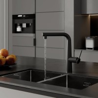 Смеситель для кухни IDDIS Pure PURBLPFi05 черный