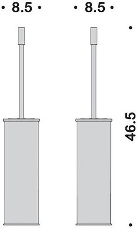 Набор Держатель Colombo Design Plus W4908.BM + Ершик W4961.BM
