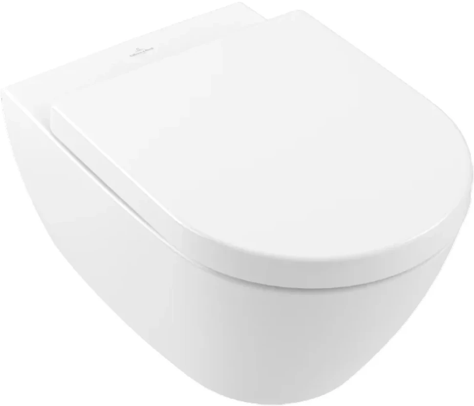 Комплект Унитаз подвесной Villeroy & Boch Subway 2.0 5614 R001 + Крышка 9M68 S101 с микролифтом, петли хром + Инсталляция Geberit Duofix Delta 458.149.21.1 с кнопкой смыва, хром + Звукоизоляция