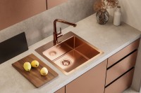Смеситель для кухни Alveus Zeos 1136502 медь