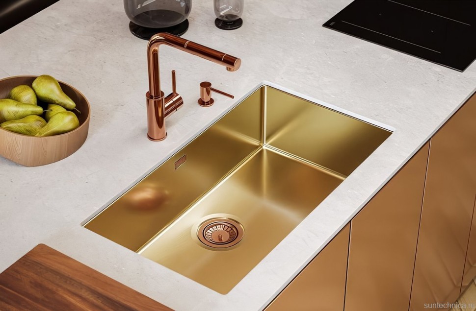 Смеситель для кухни Alveus Zeos 1136502 медь