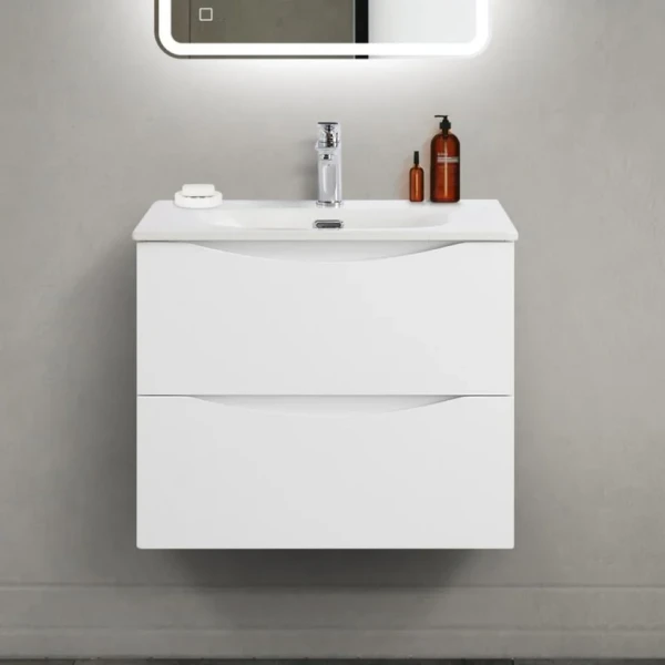 Тумба под раковину BelBagno Marino-cer-mini 60 подвесная, bianco opaco