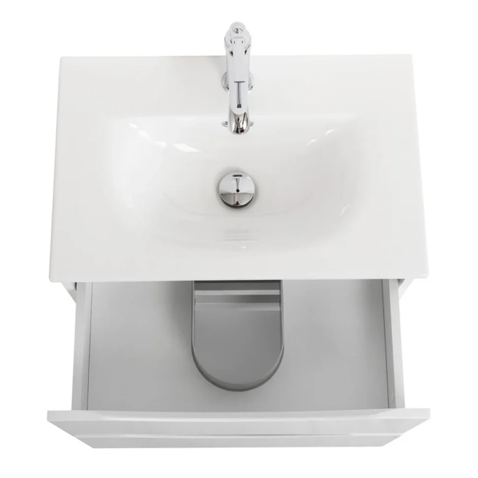 Тумба под раковину BelBagno Marino-cer-mini 60 подвесная, bianco opaco