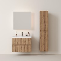 Шкаф-пенал для ванной Onika Дарон 30 дуб крафт золотой Шкаф-пенал для ванной Onika Дарон 30 дуб крафт золотой