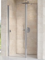 Душевая дверь в нишу Ravak Chrome CSD2-100 профиль блестящий, стекло прозрачное