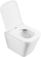Комплект Унитаз подвесной BelBagno Ardente-R BB520CHR безободковый + Крышка BB2322SC с микролифтом + Инсталляция Geberit Duofix Delta 458.163.21.1 с кнопкой смыва, хром + Звукоизоляция