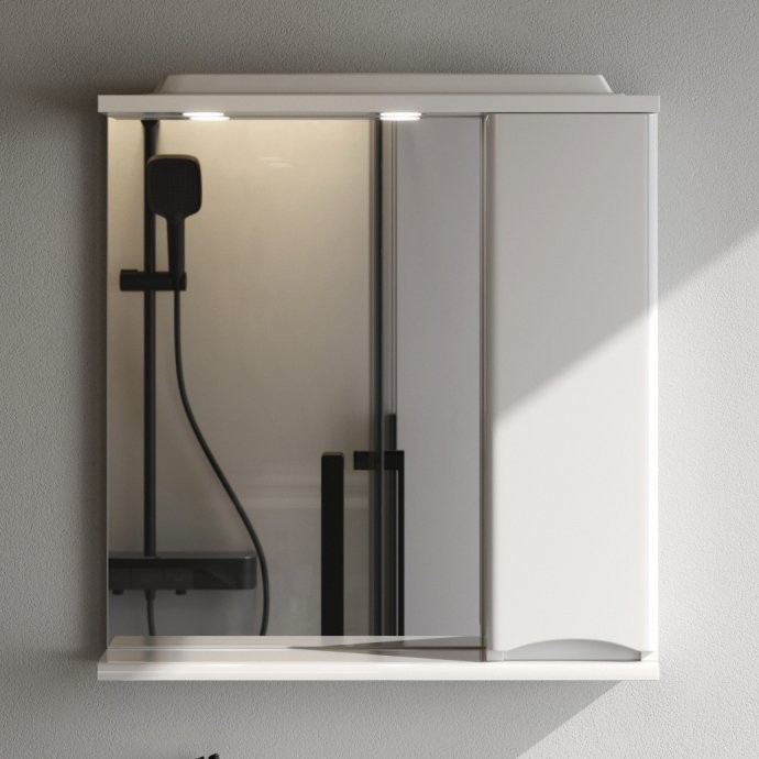 Зеркало AM.PM Like 65 R белый глянец