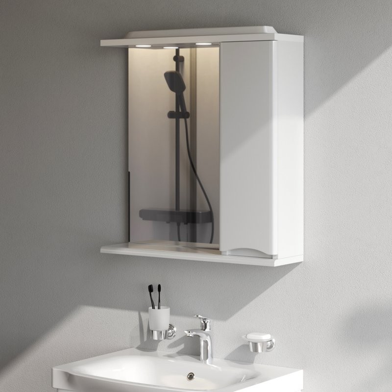 Зеркало AM.PM Like 65 R белый глянец