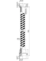 Душевой шланг IDDIS Optima Home OPH15WLi19 150 см, белый матовый Душевой шланг IDDIS Optima Home OPH15WLi19 150 см, белый матовый