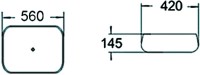 Накладная раковина SantiLine SL-1045