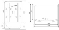 Душевой бокс Timo Comfort Fabric Glass