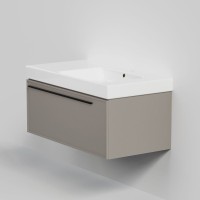 Тумба под раковину La Fenice ELBA Cappuccino бежевая матовая 90 см