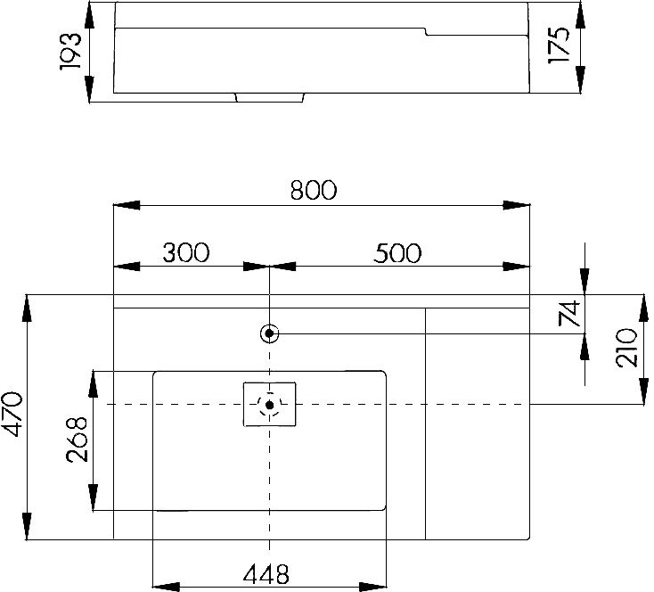 Мебельная раковина AQUATON Сакура 80 L