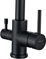 Смеситель для кухни AQUATEK AQ1085MB с краном для питьевой воды, матовый черный