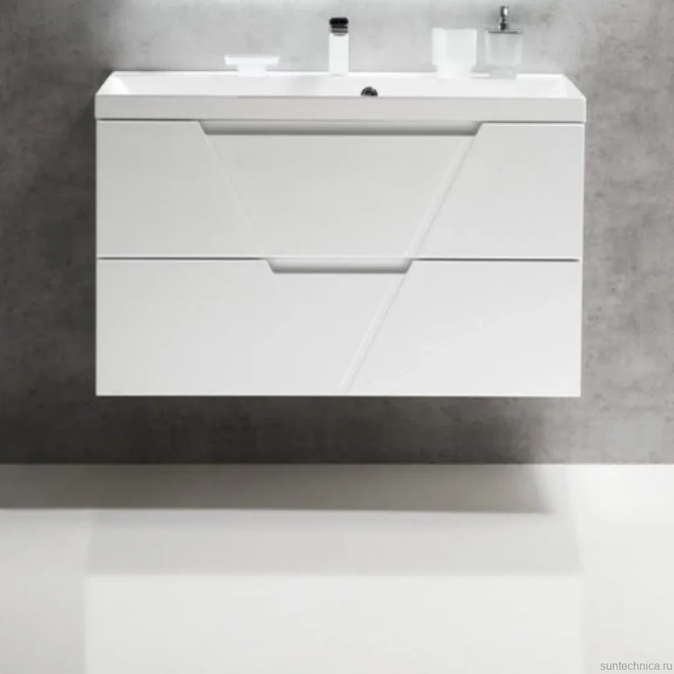 Мебель для ванной комнаты BelBagno Vittoria 100 bianco lucido