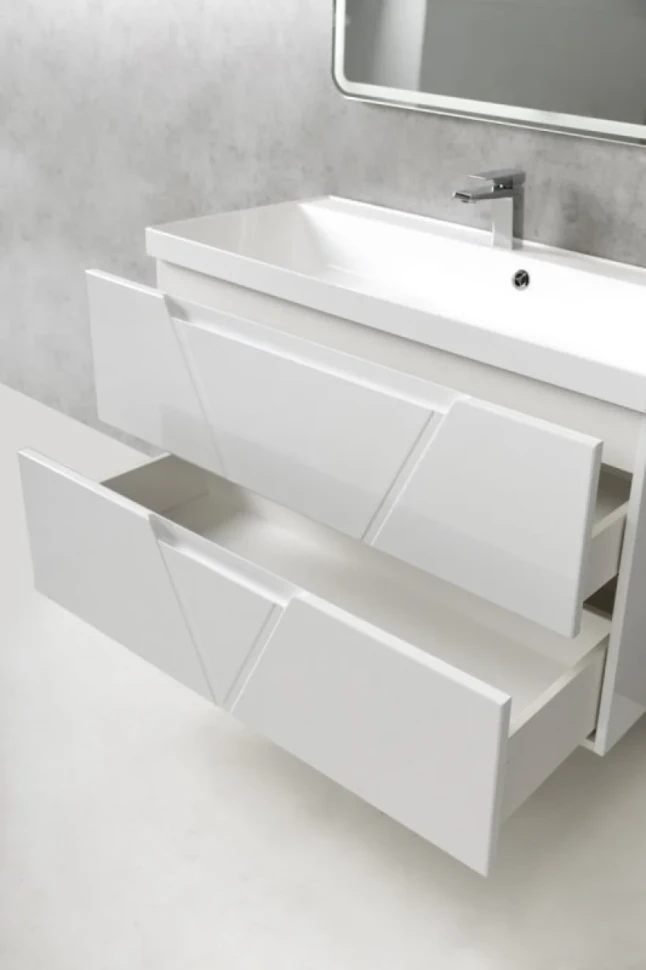Мебель для ванной комнаты BelBagno Vittoria 100 bianco lucido