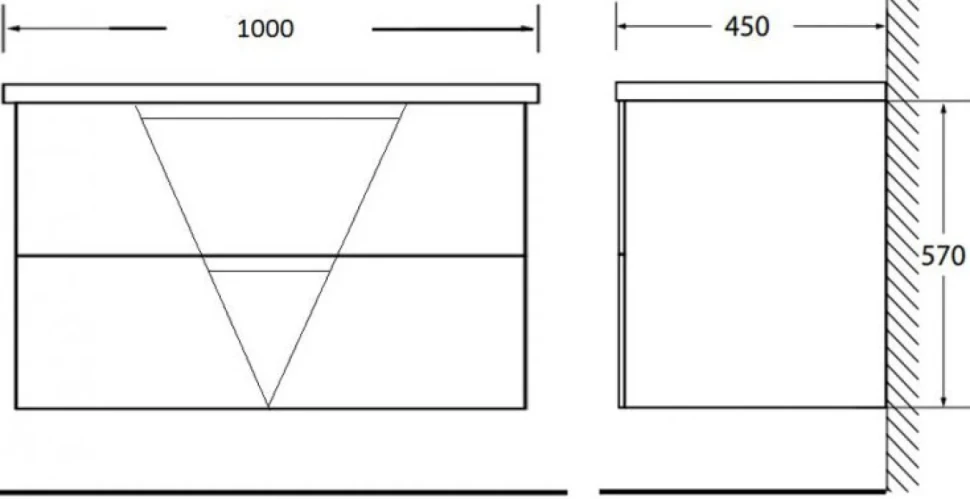 Мебель для ванной комнаты BelBagno Vittoria 100 bianco lucido