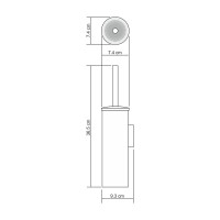 Ершик для унитаза Wasserkraft Kammel K-1087WHITE матовый белый Ершик для унитаза Wasserkraft Kammel K-1087WHITE матовый белый