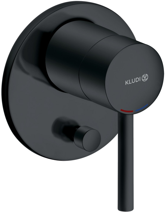 Душевой комплект Kludi Bozz 387363976 С ВНУТРЕННЕЙ ЧАСТЬЮ, черный матовый