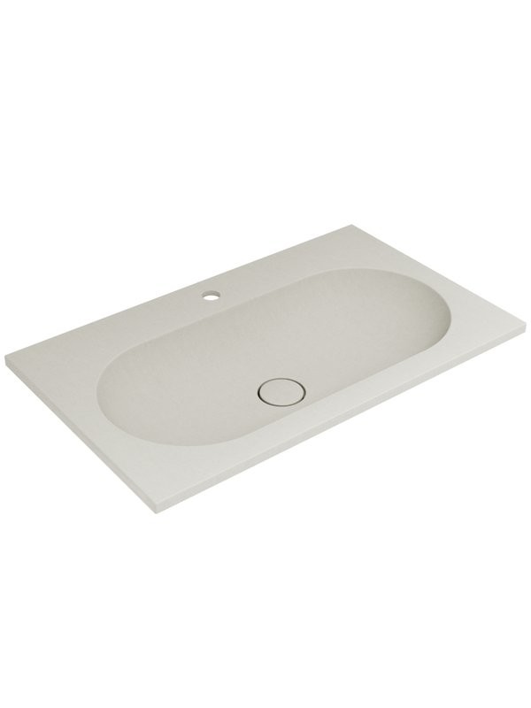 Тумба с раковиной Vincea Welle 80 m.white soft-touch, раковина VCB-4H800J жасмин