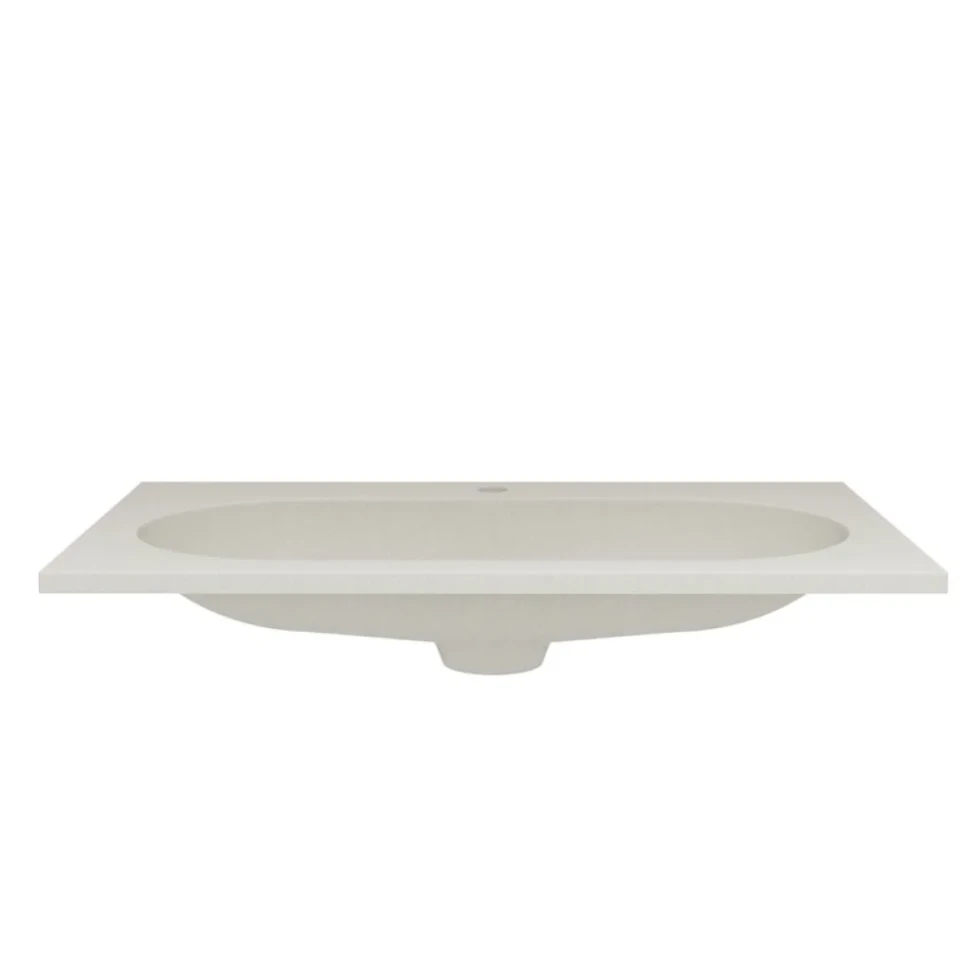 Тумба с раковиной Vincea Welle 80 m.white soft-touch, раковина VCB-4H800J жасмин