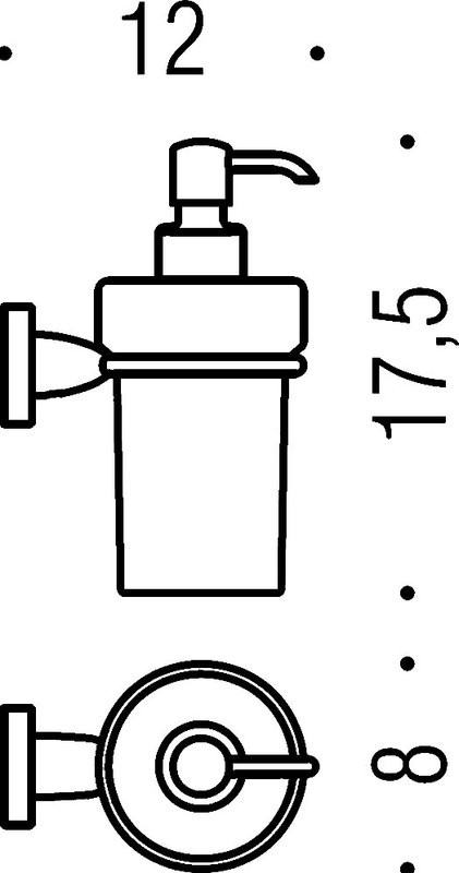 Набор Стакан Colombo Design Basic B2702 + Дозатор B9332