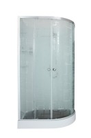 Душевая кабина DTO D EM1511LNGM профиль хром, стекло матовое
