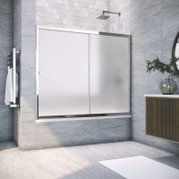 Шторка на ванну Vegas Glass ZV Tur Novo 180 08 10 профиль глянцевый хром, стекло сатин