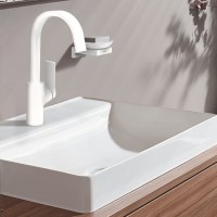 Смеситель для раковины Hansgrohe Vivenis 210 75030700 матовый белый