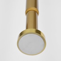 Телескопический карниз для ванны Wasserkraft Aisch SC-551120 200 см, прямой, матовое золото