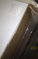 Тумба с раковиной Onika Флорена Флорена-Квадро 80.10 крем (уценка: сколы)