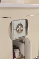 Тумба с раковиной Onika Флорена Флорена-Квадро 80.10 крем (уценка: сколы)