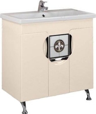 Тумба с раковиной Onika Флорена Флорена-Квадро 80.10 крем (уценка: сколы)