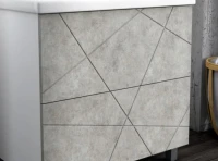 Тумба с раковиной Vigo Geometry 70 бетон