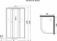 Душевая кабина Niagara Eco NG-4512-14L
